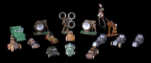 Early Assorted Dime Store War Figurines