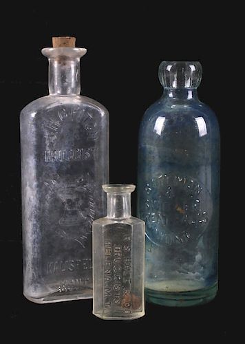 Montana Drug Store Glass Bottle Collection