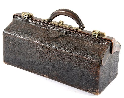 Late 19th Century Leather Doctors Bag