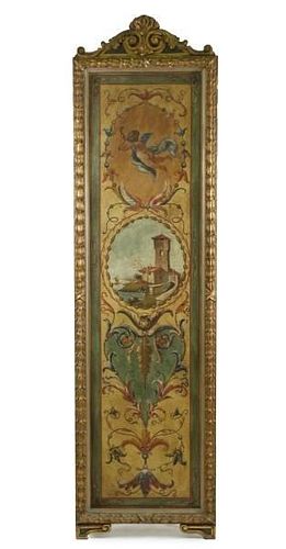 Italian Neoclassical Style Painted Wall Panel