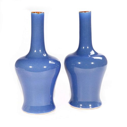 Pair of Ming style vases.