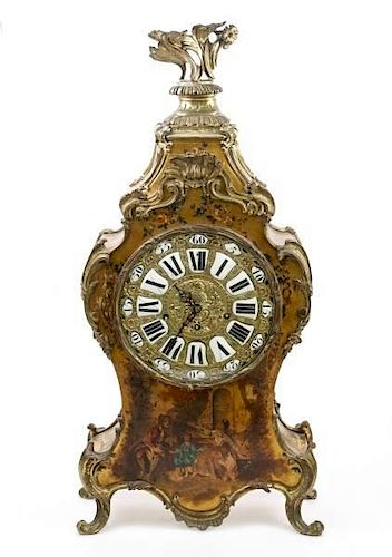 Franz Hermle Vernis Martin Bracket Clock