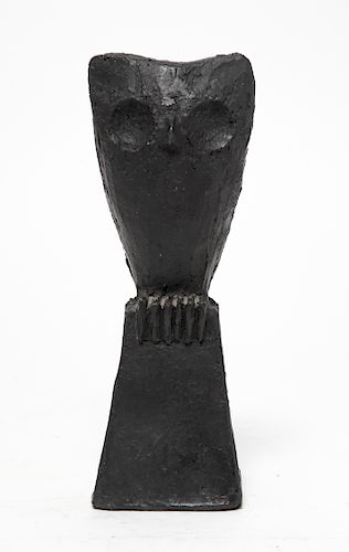 Henri Grailhe "Owl" Modern Ceramic Sculpture