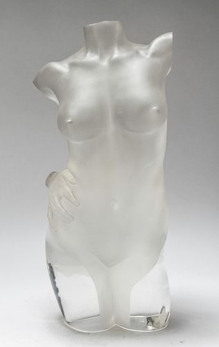 Acrylic Female Torso Sculpture