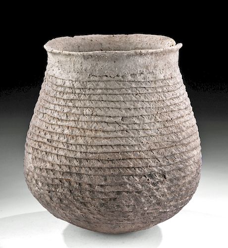 Mogollon Corrugated Pottery Olla - Mesa Verde Museum