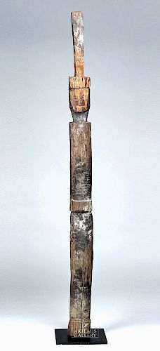 Dayak Ancestral Wood Marker Figure