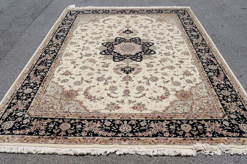 Vintage And Finely hand Woven Carpet.