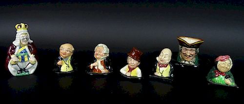 (7) Seven Royal Doulton Porcelain Figures