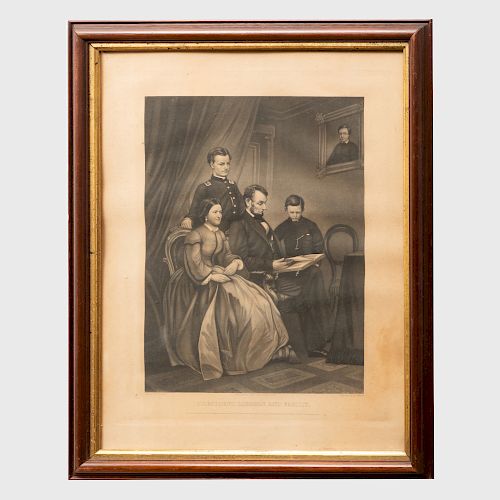 After F. Schell: President Lincoln and Family