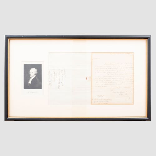 Alexander Hamilton: Autographed Letter