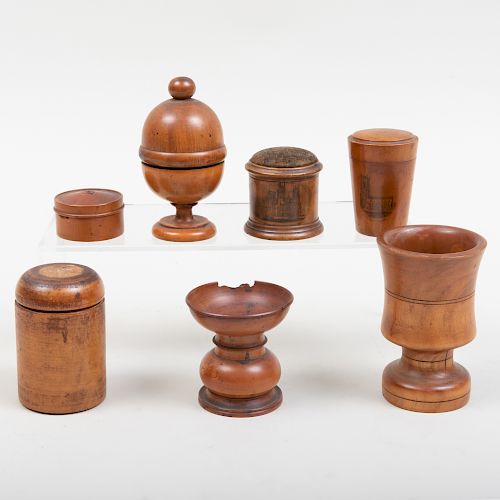 Group of Seven Treen Articles