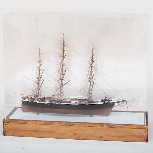 Painted Model of the Clipper Ship 'Flying Cloud'