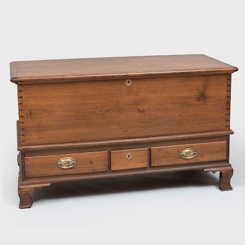 Chippendale Style Walnut Blanket Chest
