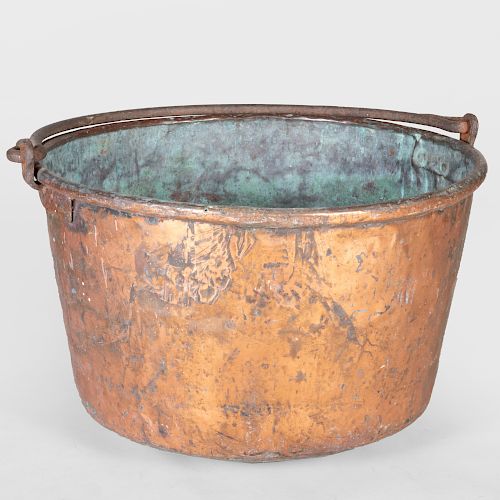 Copper and Iron Cauldron