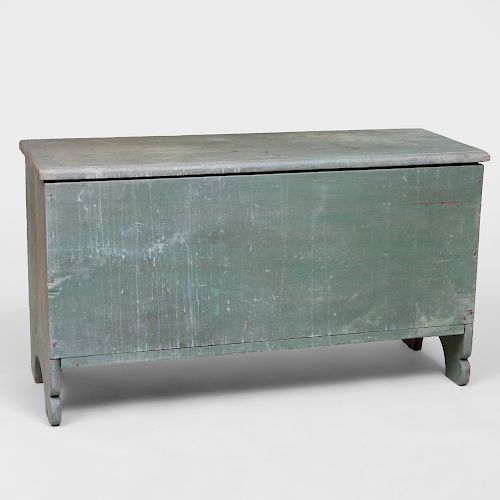 Hudson Valley Green Painted Blanket Chest