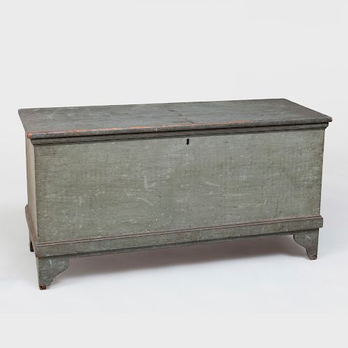 Grey Painted Blanket Chest