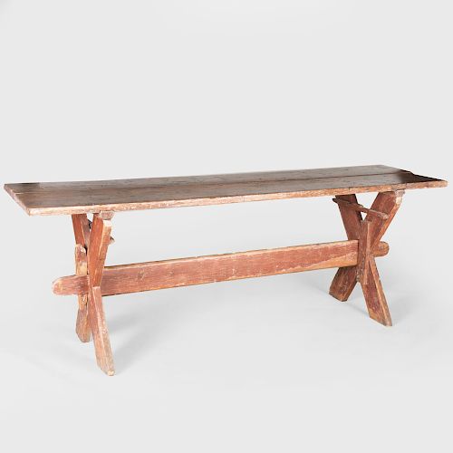 Pine Sawbuck Table