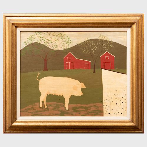 Nancy Lubeck: Pig and Barn