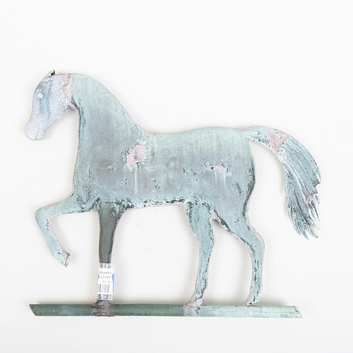 A.L. Jewell & Co. Copper and Zinc Prancing Horse Weathervane