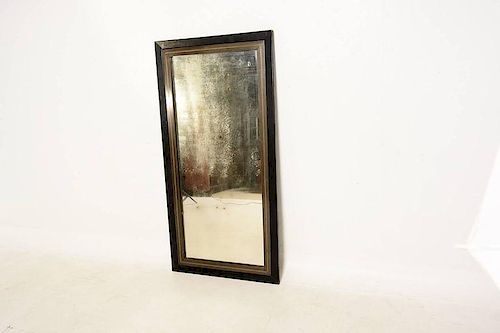 Mexican Modernist Leather Wrapped Mirror