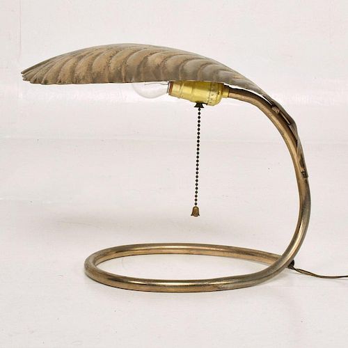 Brass Table Lamp after Tommaso Barbi