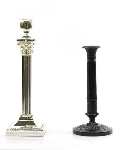 Group of 2 Candlestick Holders (One Wired)