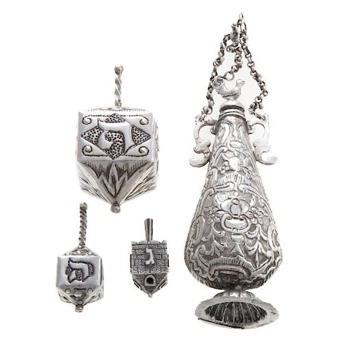 A Collection of Judaica Silver Articles