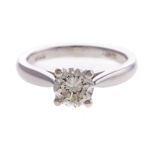 A Ladies 1.07ct Diamond Solitaire Ring in 14K