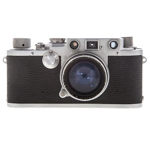 Leica III f Camera and Lens