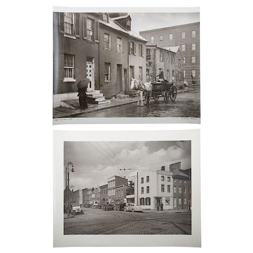 A. Aubrey Bodine. Two Baltimore Themed Photos