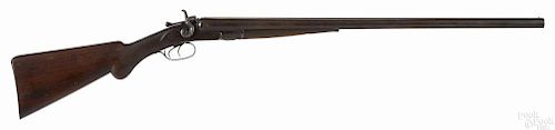 Colt model 1878 double barrel side by side shotgun, 12 gauge, plain grade