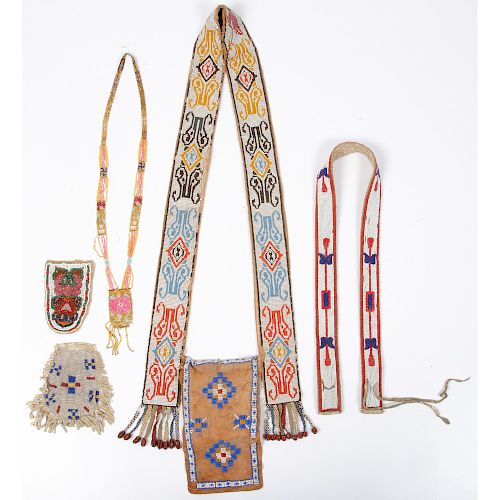 Collection of Plains Beadwork, Deaccessioned From the Hopewell Museum, Hopewell, NJ