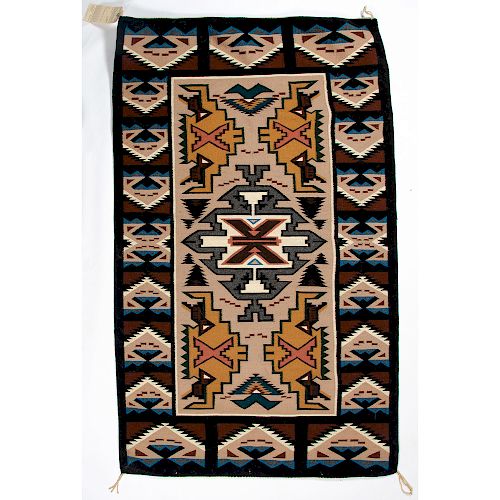 Marita Gould (Dine, late 20th - early 21st century) Navajo Teec Nos Pos Weaving / Rug