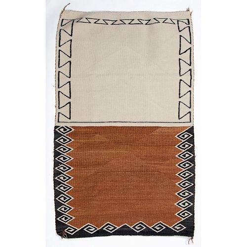 Navajo Double Saddle Blanket Weaving / Rug