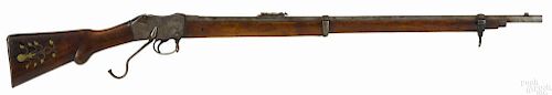 British Martini Henry Mark I rifle, .577-450 caliber, with a 33 1/2'' barrel.