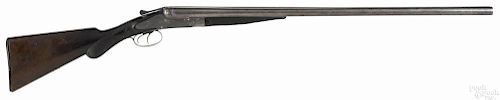 Clark & Sneider, Baltimore, Maryland double barrel shotgun, 12 gauge, with double triggers