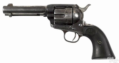 Colt single action Army revolver, .41 caliber, with a display case and a 4 3/4'' barrel