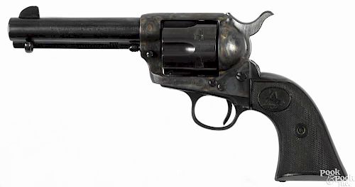 Colt Frontier Six Shooter single action Army revolver, .44-40 caliber