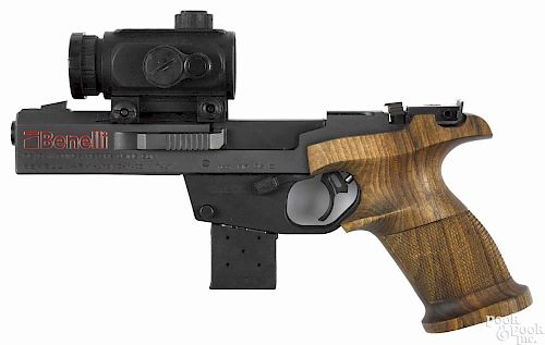 Benelli model MP95E Match (Atlanta) semi-automatic target pistol, .22 caliber