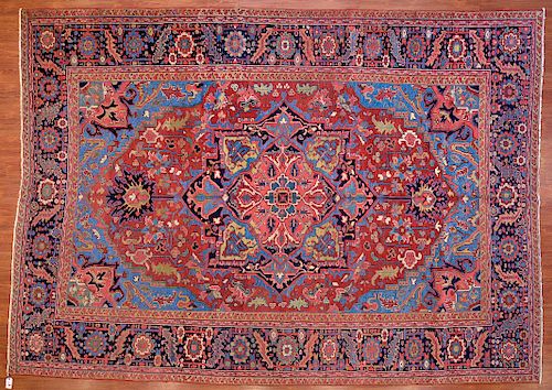Antique Heriz Rug, Persia, 9.4 x 12.10