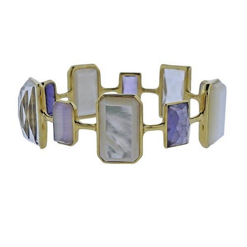 Ippolita Rock Candy Lucia 18k Gold Gemstone Bracelet