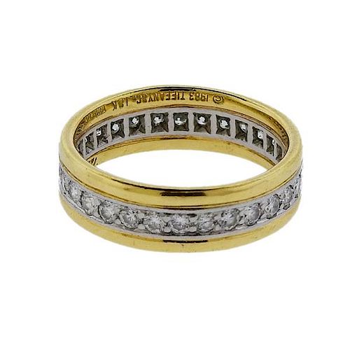 Tiffany &amp; Co Paloma Picasso Platinum 18K Gold Diamond Ring