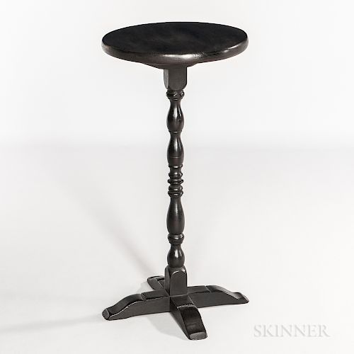 Black-painted Cross-base Stand
