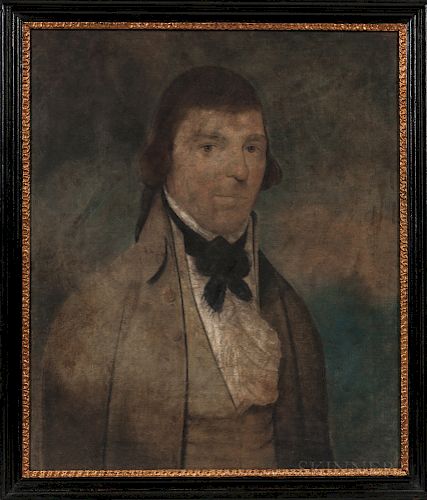 Anglo/American School, Late 18th Century  Portrait of a Man
