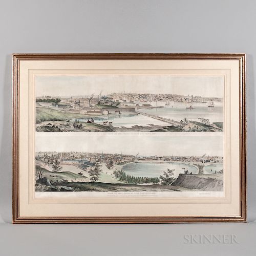 Panoramic Views of Providence, 1849.