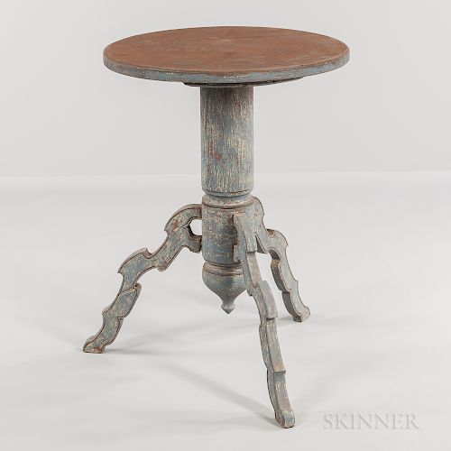 Gray-painted Pine Table
