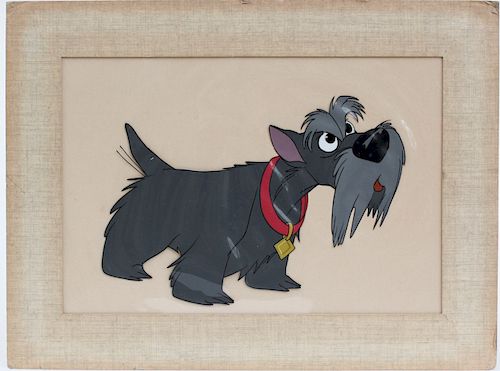 Original Disney Production Cel From lady and the Tramp