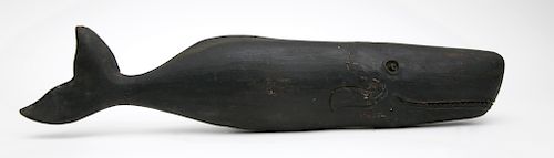 CARVED FULL-BODIED WHALE