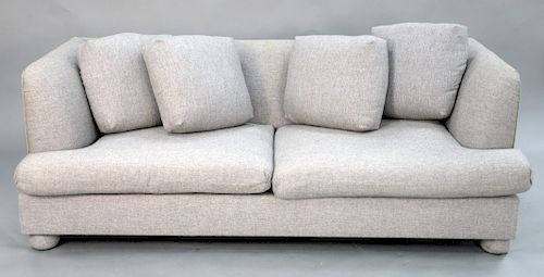Gray Donghia style sofa, clean. lg. 78 in.