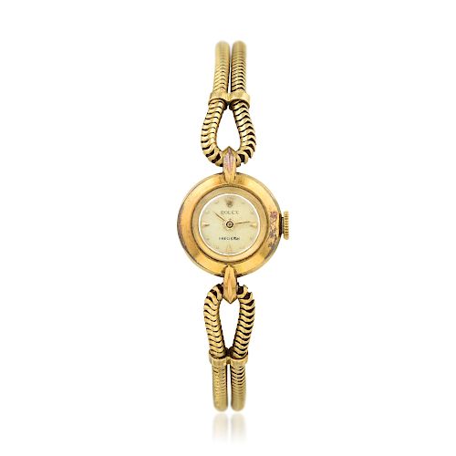 Rolex Precision Ladies Wristwatch in 18K Gold